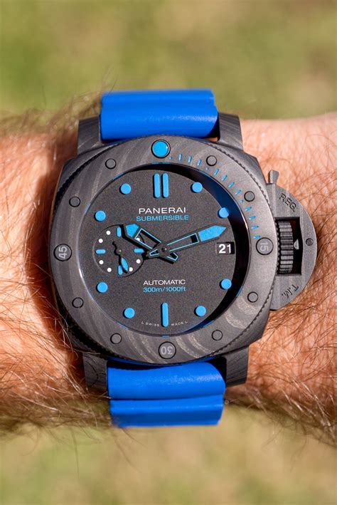 Panerai submersible carbotech watch